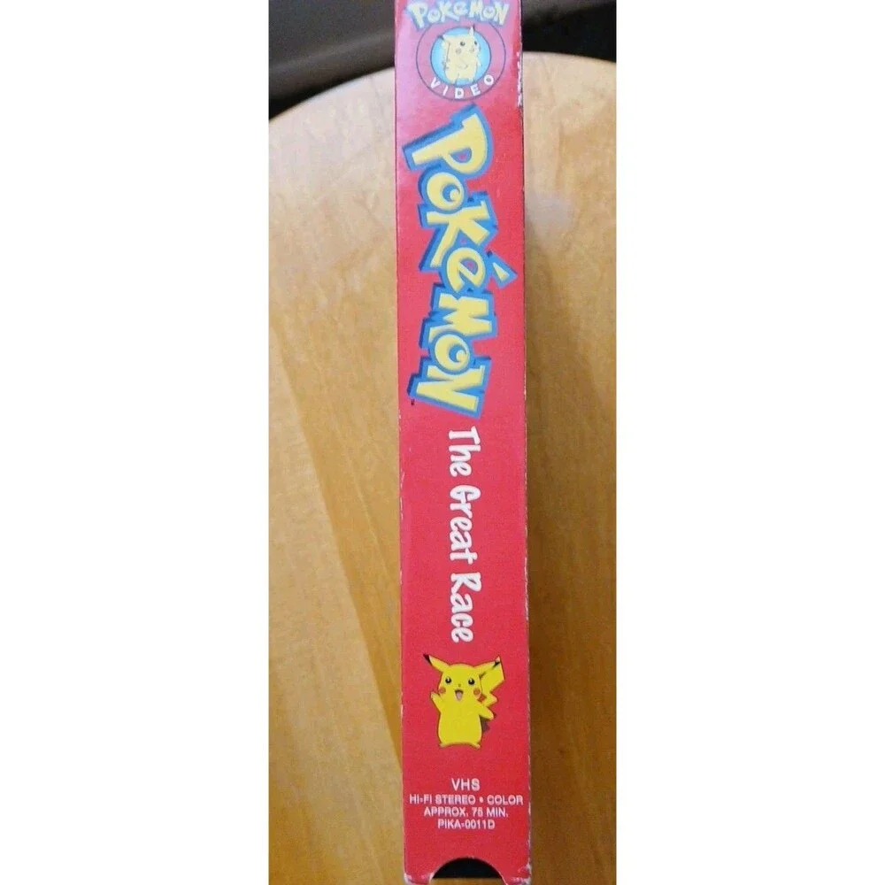 Pokemon Vol. 11: The Great Race (VHS, 1999) Works As It Should Opened Used